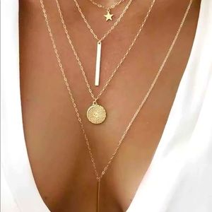 Multi layered chain necklace!!